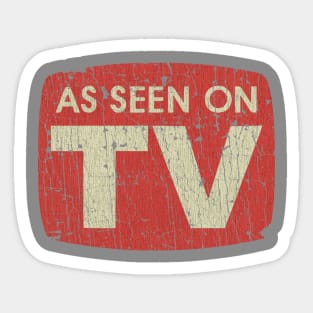 As Seen on TV 1985 Sticker